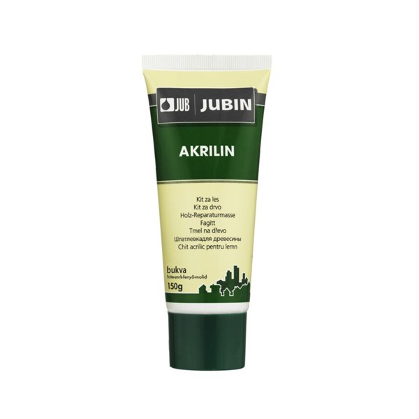 JUBIN - Akrilin - Kit za drvo - Bukva - 150 g