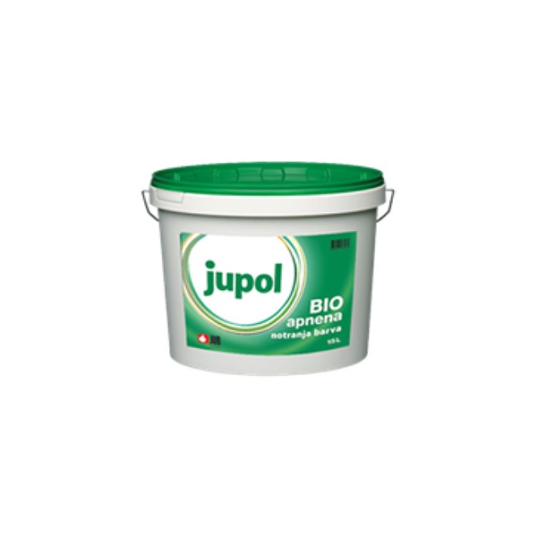 JUPOL - Bio - Vapnena unutarnja boja - Bijela - 5 L