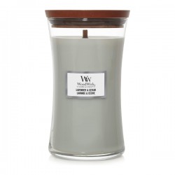 WoodWick - Lavender & Cedar - Mirisna svijeća - 610 g
