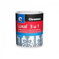 Luxal 3u1 - Antikorozivni završni premaz, Smeđi - 0,75 l