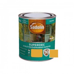 Boja za zaštitu drva "Sadolin" SUPERDEC - Žuta / Rumena - 0,75 L