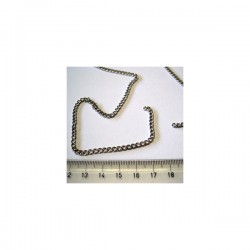 Metalni lančić za nakit, platina 3mm, 1m